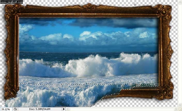 Creation of blue wonder: Step 1